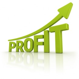 Graph showing matched betting profits