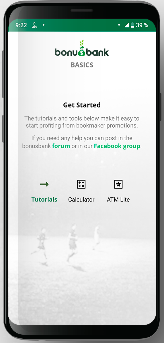 Bonusbank Basics app