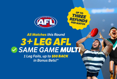 Same Game Multi promo from Australian bookmaker