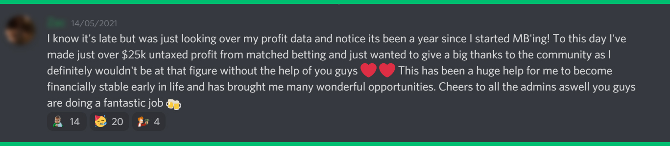 Matched betting in Australia makes Bonusbank member $25k in one year