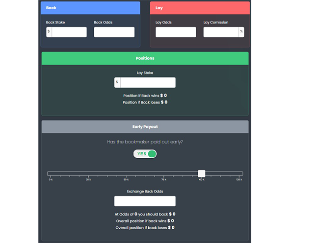 Early Payout Calc