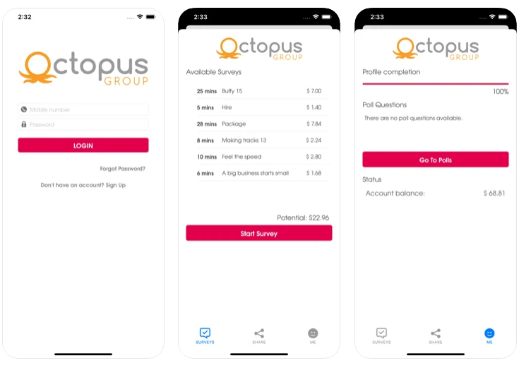 Octopus Group App available for iPad and iPhone